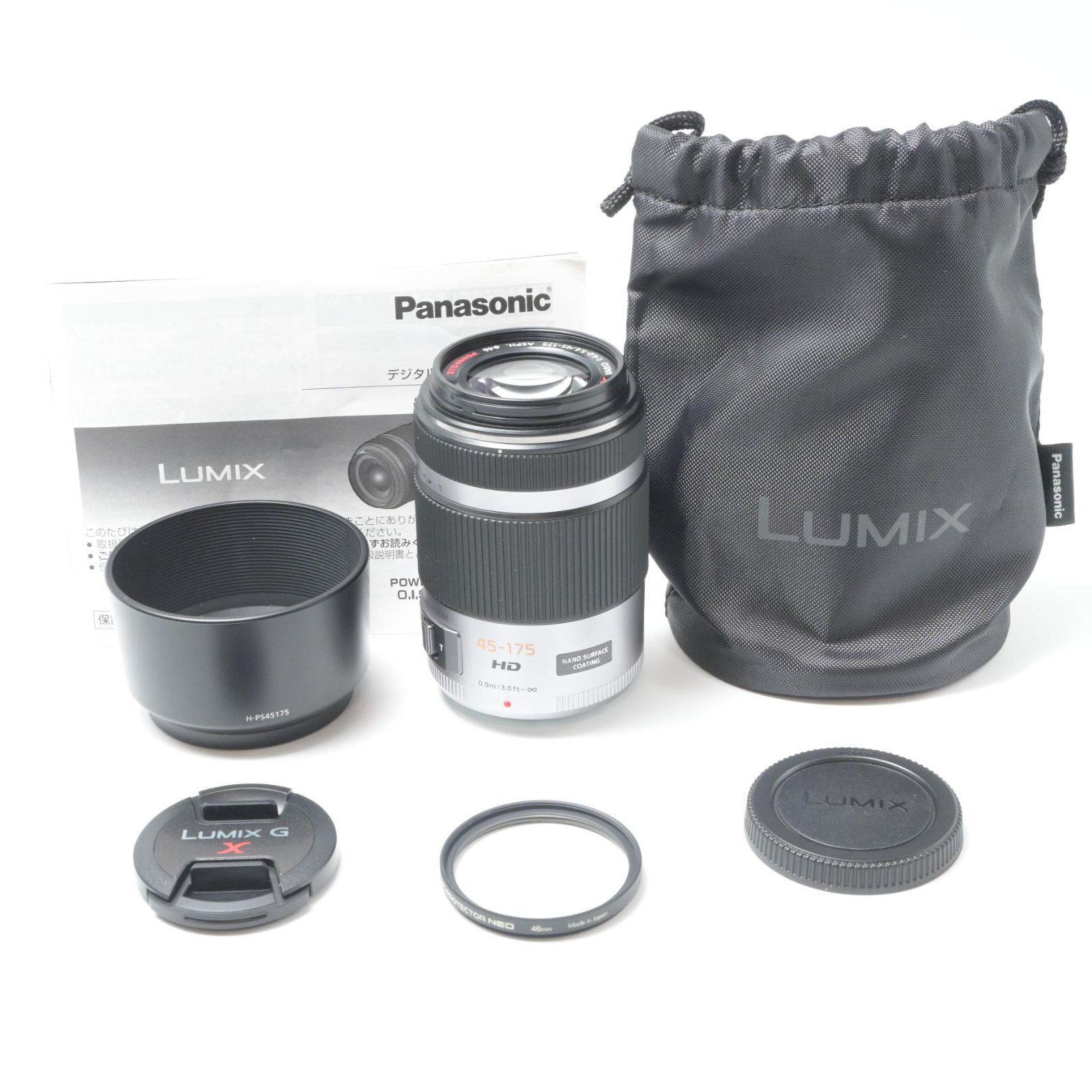 新品級】 Panasonic LUMIX G X VARIO PZ 45-175mm/F4.0-5.6 ASPH ...