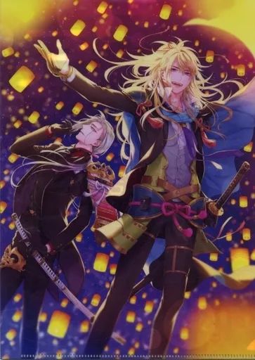 刀剣乱舞 小竜景光&大般若長光 クリアファイル まとめ売り(最終値下げ) 中古】クリアファイル 小竜景光＆大般若長光 灯結び展描きおろし