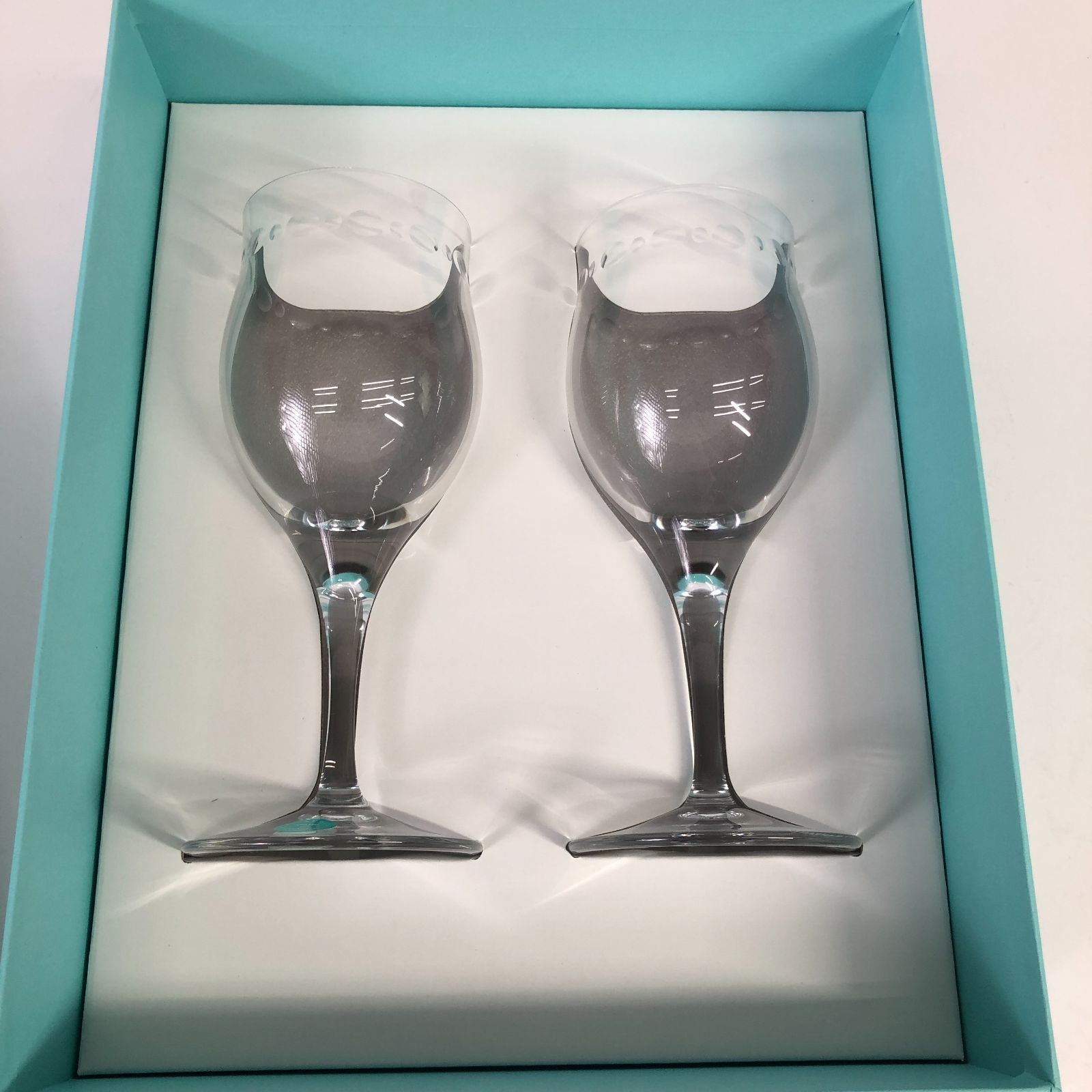 未使用 TIFFANY&Co. ティファニー ワイングラス 2点セット ペア