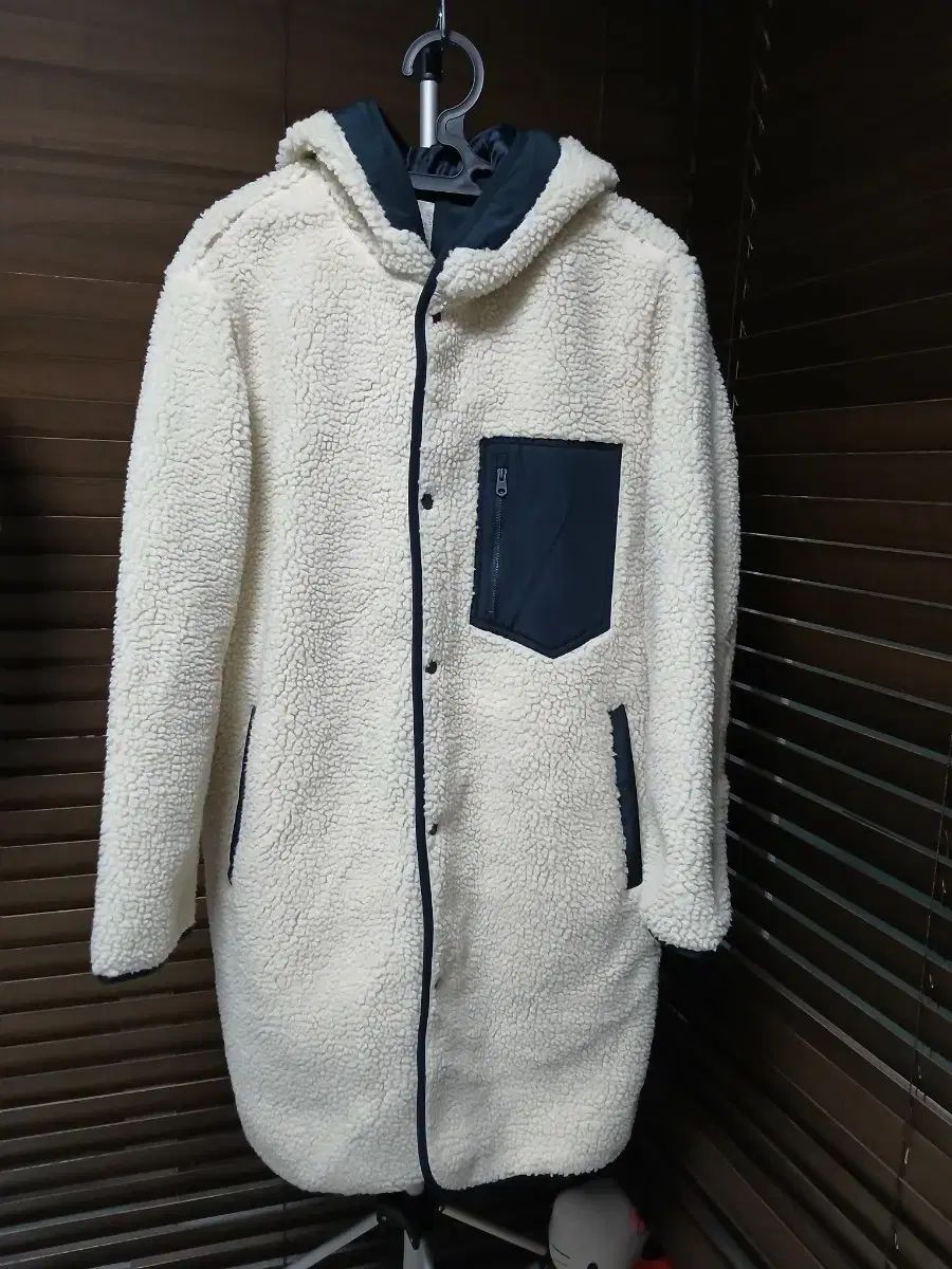 【雷市場（ポンジャン）商品韓国直送】 MIND BRIDGE(マインドブリッジ) メンズ ボア フリース ロングジャケット ( 100 ）