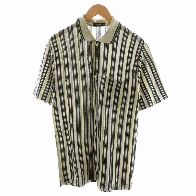 CELINE ベージュ ポロシャツ Sサイズ 半袖 CELINE ベージュ ポロシャツ Sサイズ 半袖 - メルカリ