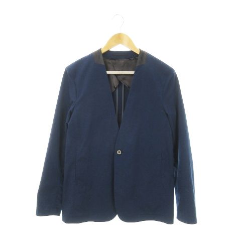 UNITED TOKYO ネイビー ノーカラージャケット M ユナイテッドトウキョウ UNITED TOKYO ノーカラージャケット V