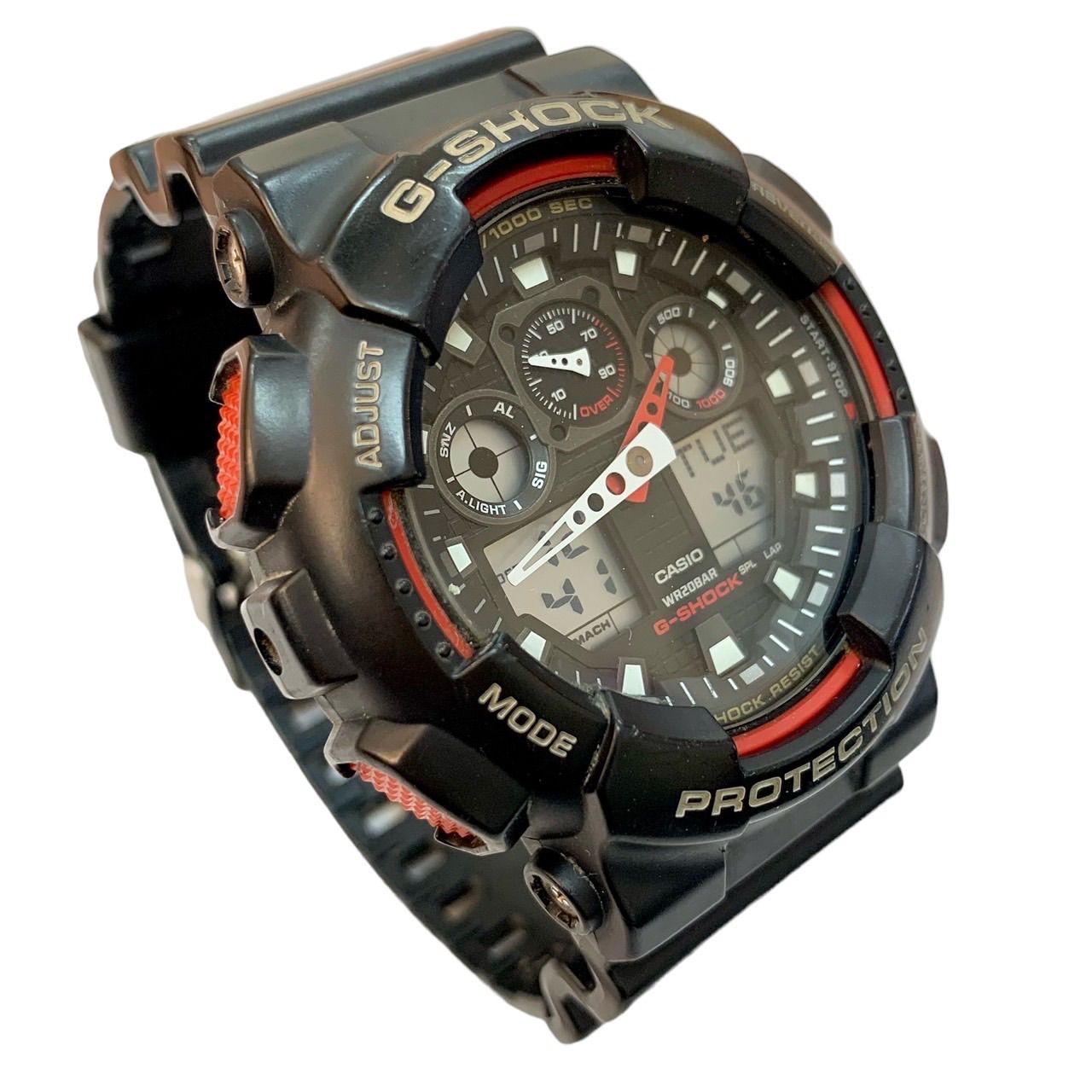 美品⭐️CASIO G-SHOCK】 GA-100-1A4DR コンビネーションモデル 