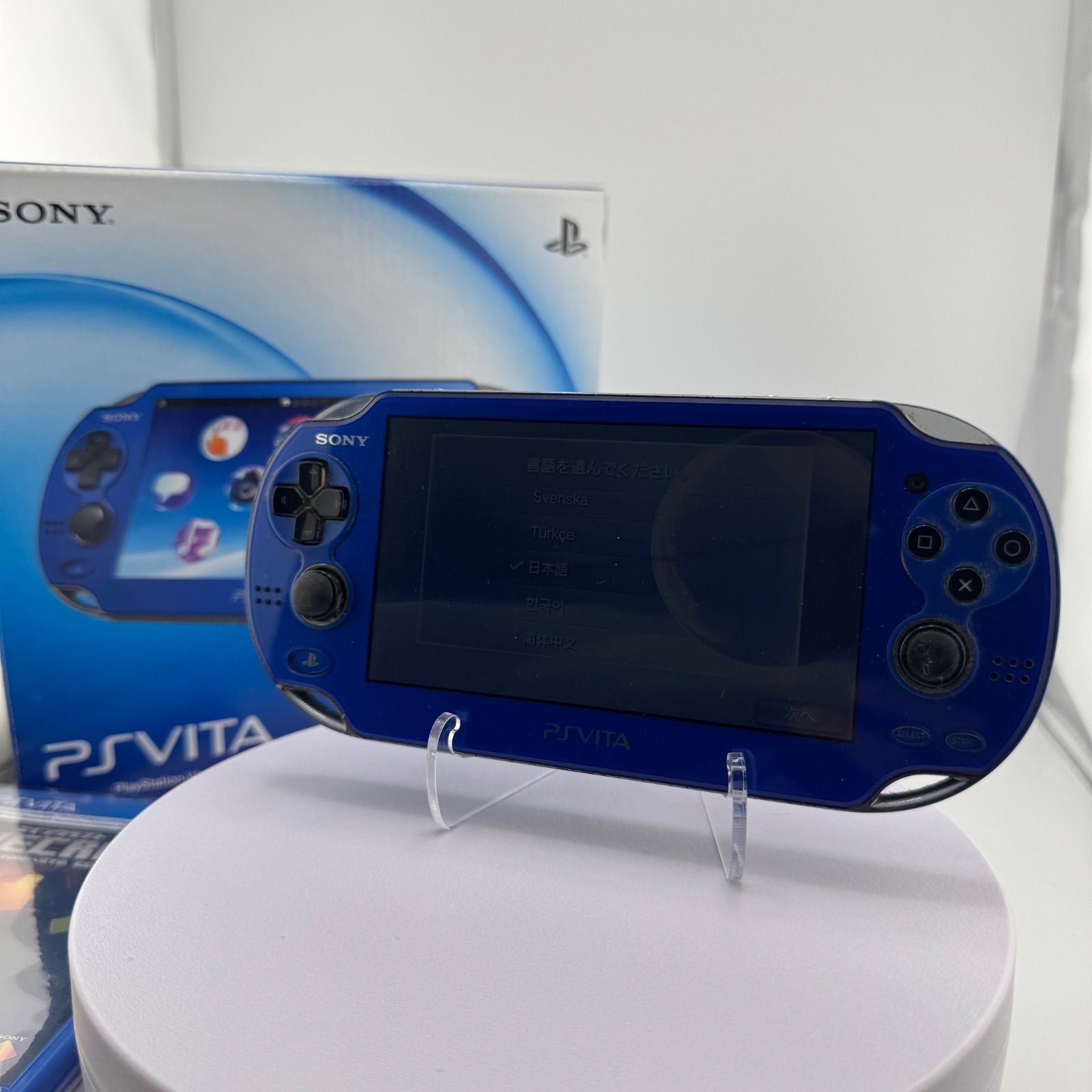 PSVITA 本体 PCH-1000 サファイアブルー 動作 済み