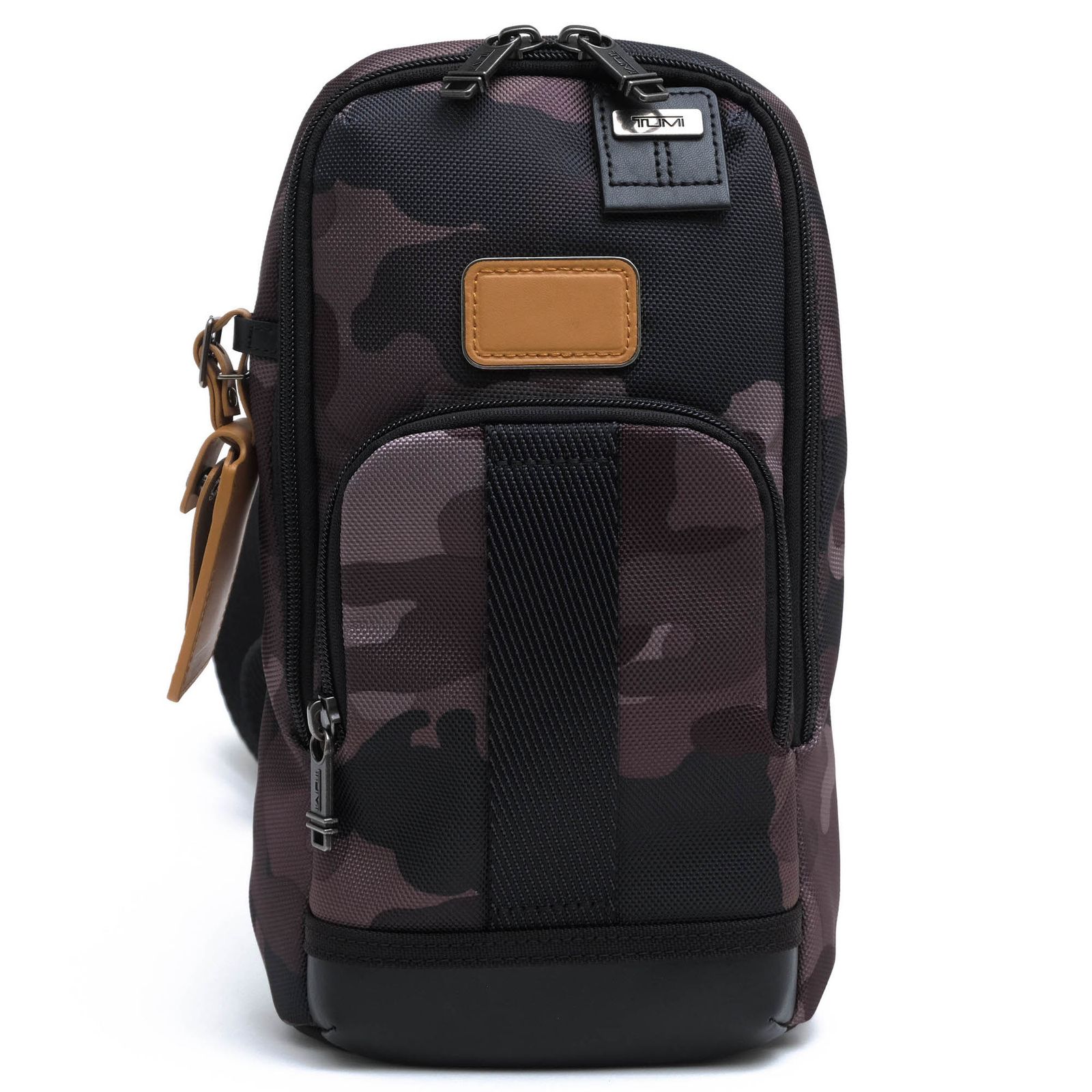 トゥミ TUMI バッグ ショルダーバッグ 鞄 メンズ 男性 男性用 ナイロン レザー 革 本革 ブラウン 茶 2223402KCMO Fremont FIFE Slim Sling Bag フレモント ボディバッグ 迷彩 カモフラージュ柄