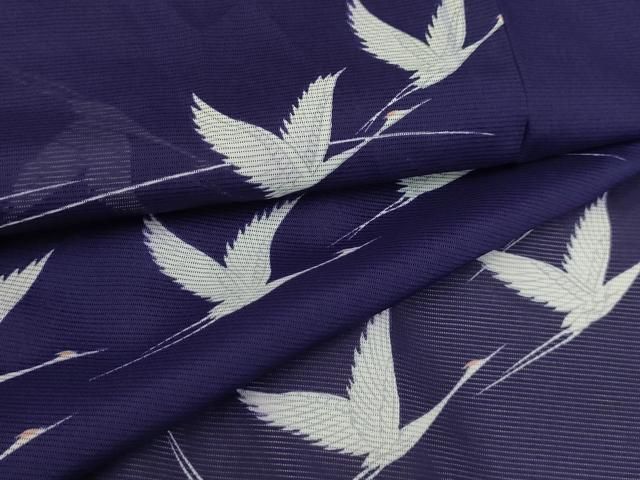 平和屋本店□極上 夏物 訪問着 網目紋紗 雪輪文様 暈し染め