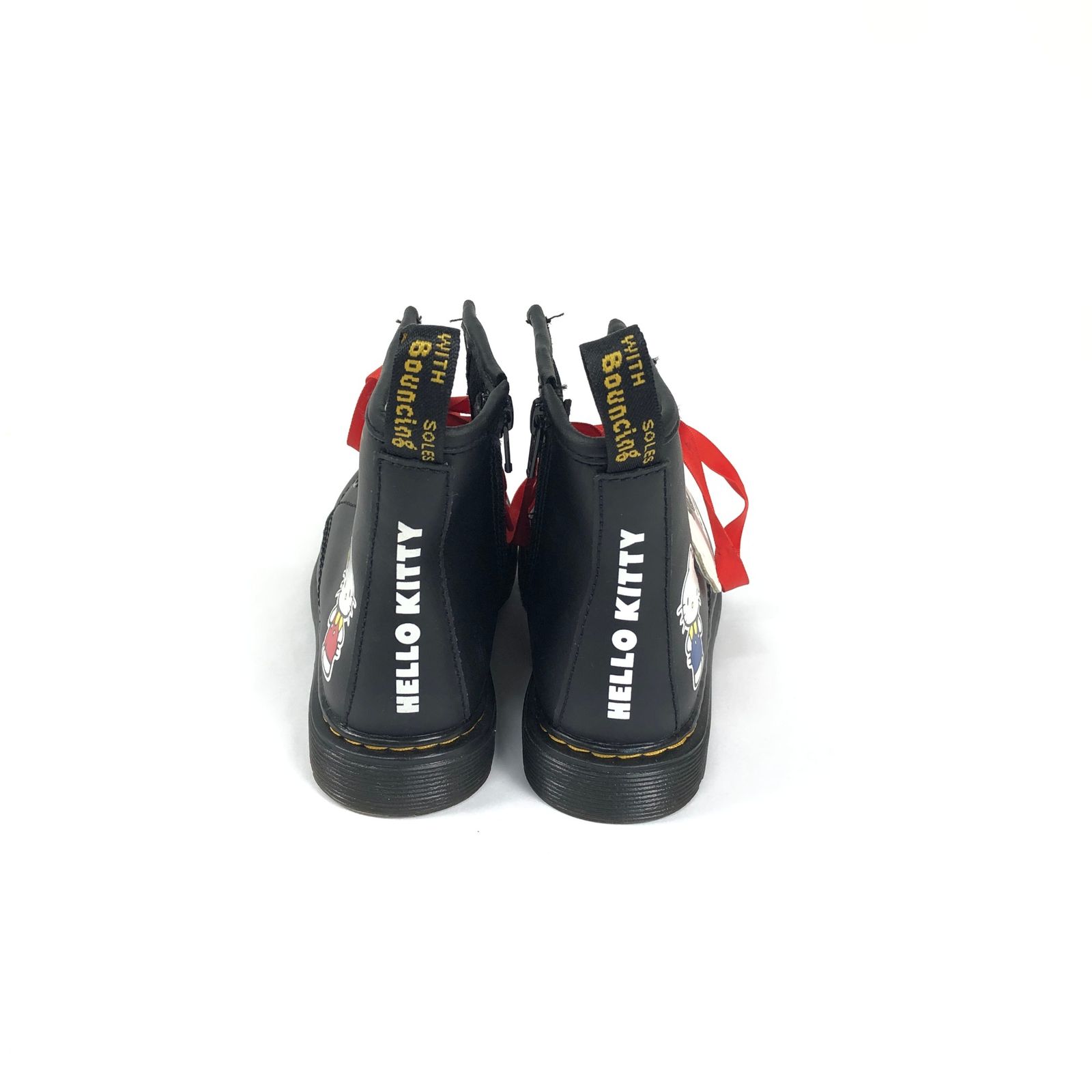  DR.MARTENS SANRIO ドクターマーチン サンリオ ハローキティ 1460 8ホールブーツ UK 10 17 cm 別注モデル ブラック ブーツ ブーティ キッズシューズ