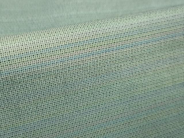 平和屋本店□極上 本塩沢 やまだ織 訪問着 単衣 染色作家 桐村博 逸品  