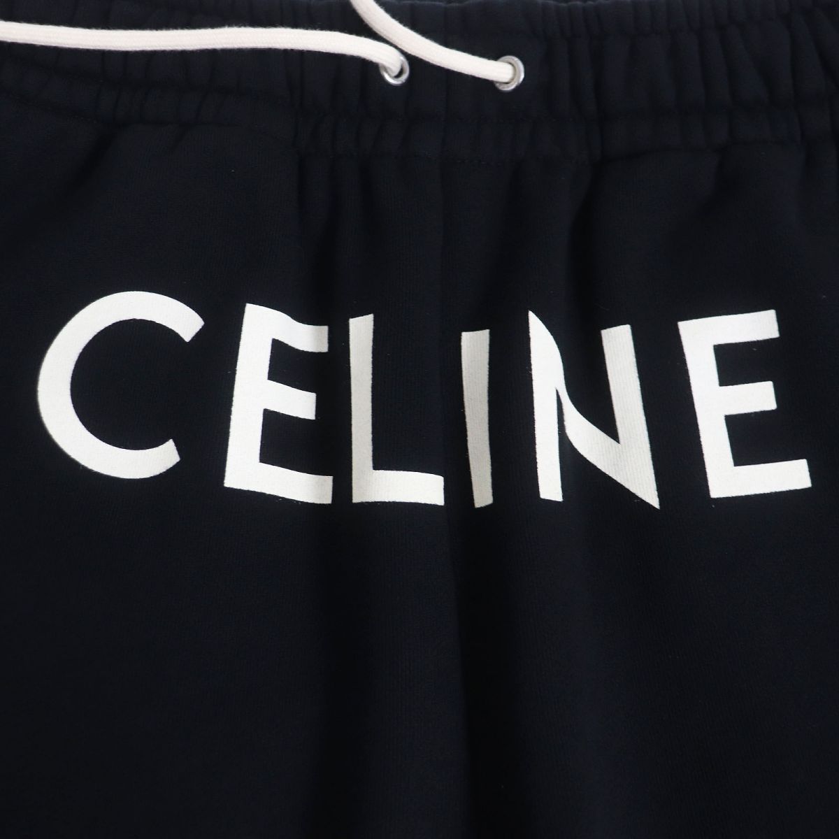 美品□21SS CELINE/セリーヌ 2Z056052H ロゴプリント コットン ルーズ