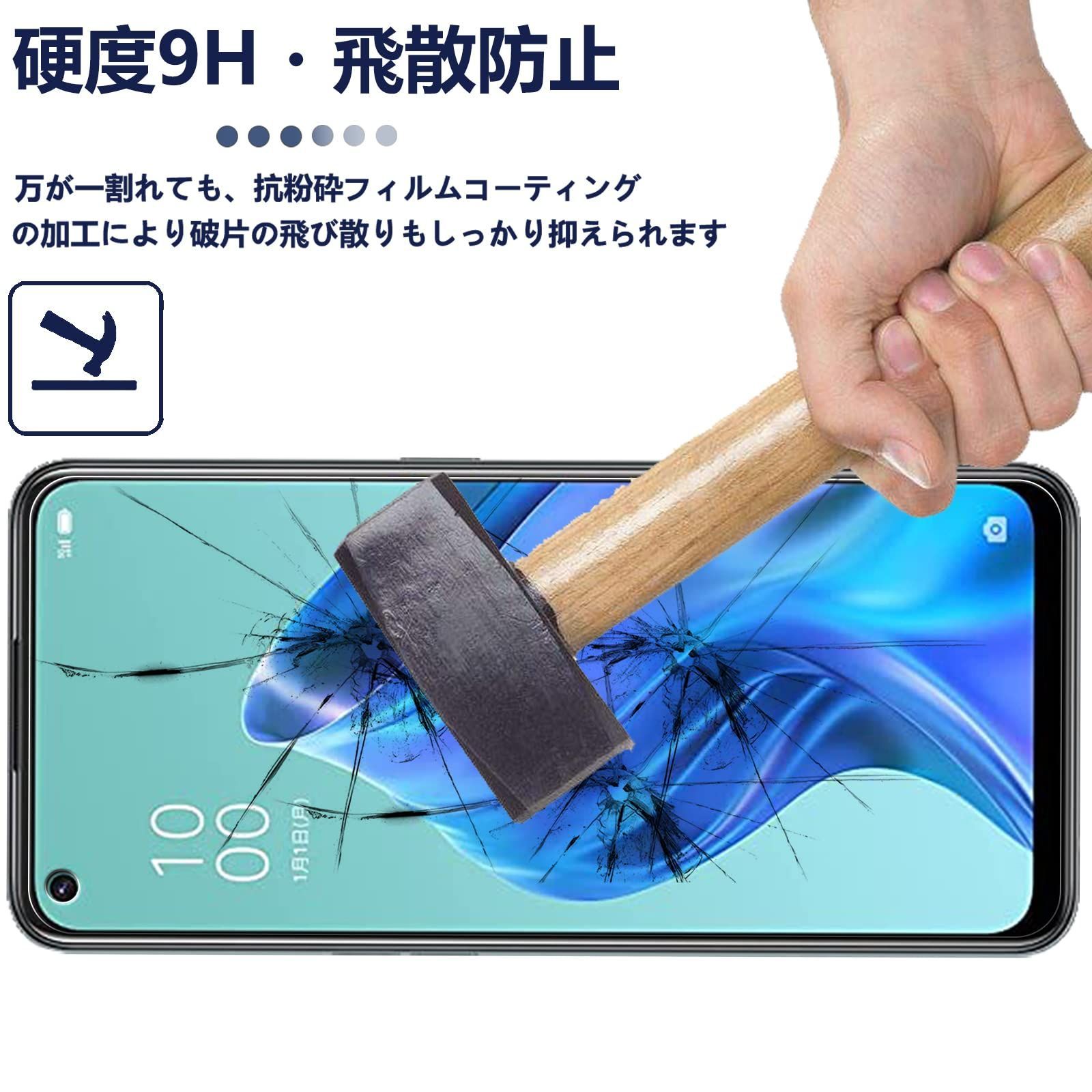 【特価商品】+ フィルム レンズ保護 フィルム A フィルム A Reno5 [ Reno5 OPPO 旭硝子製 OPPO ] 強化ガラス 用の [ 用の 用の 落としても割れない a reno5 ] oppo Warmyee [ 2枚セット カメラフィルム