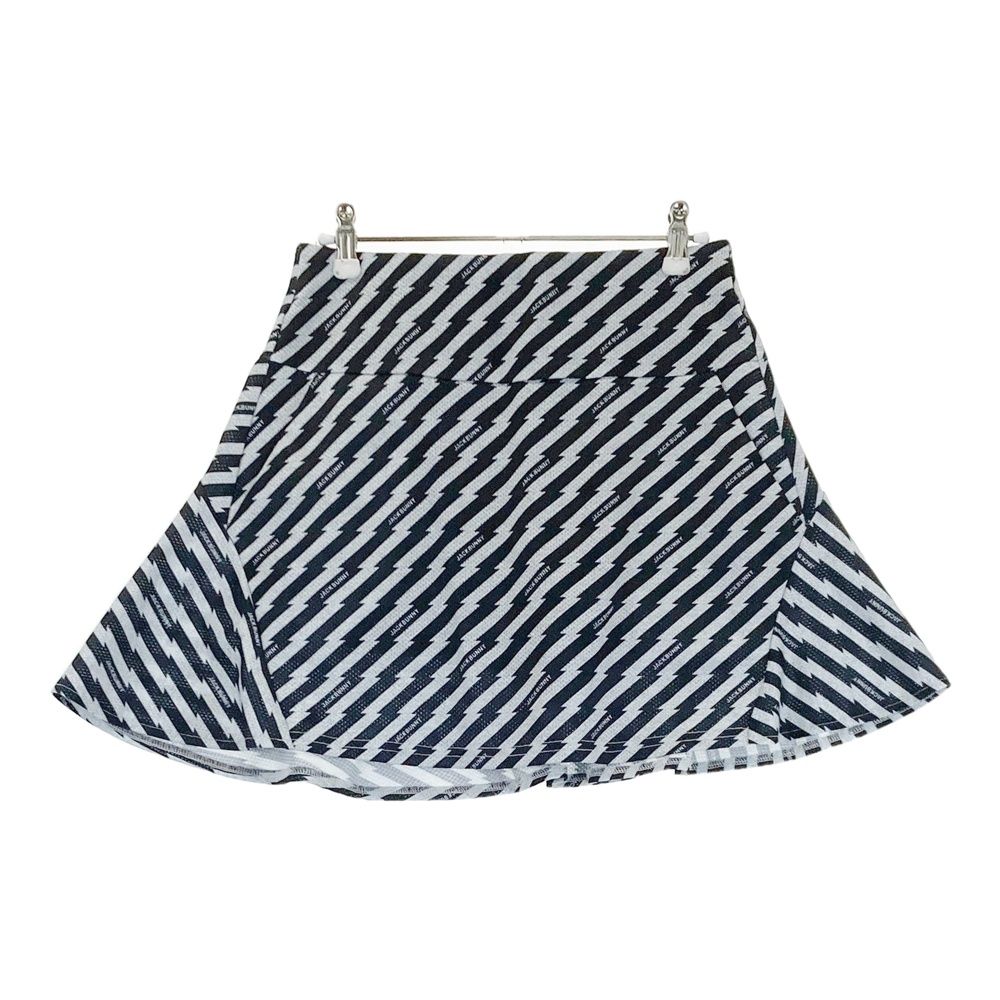 サイズ 1 JACK BUNNY ジャックバニー インナー付 スカート 総柄 ブラック系 240101477774 ゴルフウェア レディース ストスト