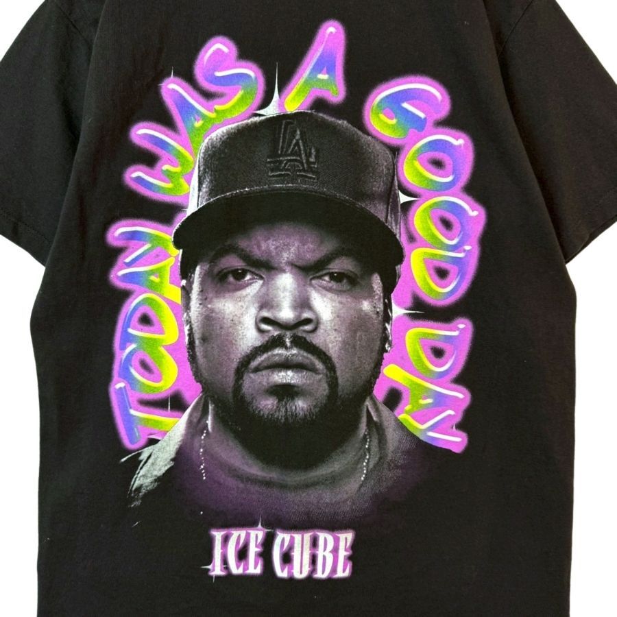 vintage tシャツ rap teeアイスキューブ ICE CUBE アイスキューブ Tシャツ ラップTシャツ ブラック TODAY