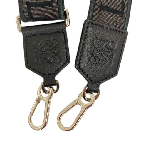 ◇ロエベ◇GP×革×キャンバス/アナグラム/ショルダーストラップ/ブランド ロエベ アナグラム ショルダーストラップ キャンバス×レザー