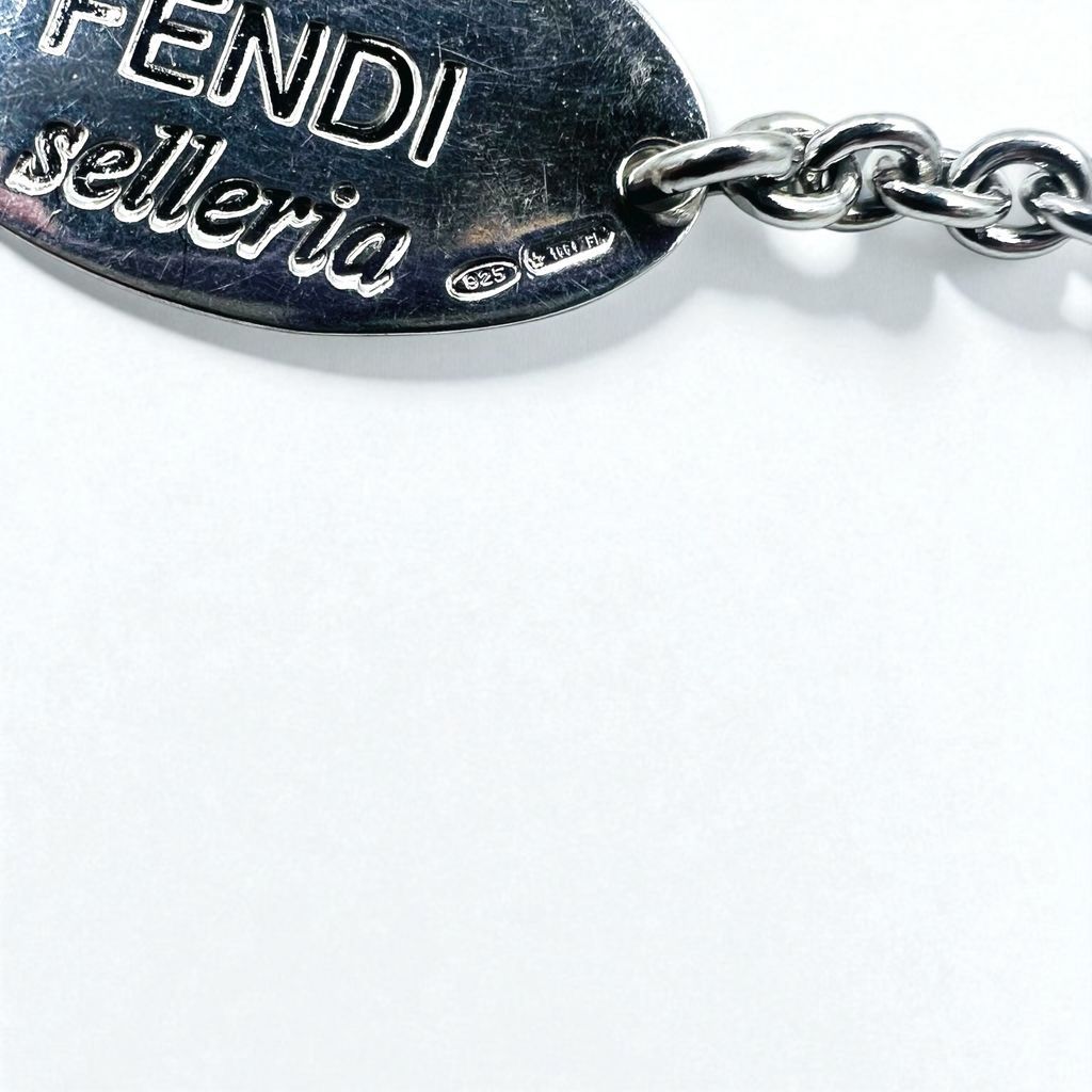 FENDI セレリア selleria ロゴプレート チェーン ブレスレット