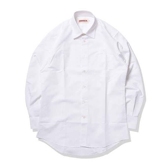 ANIMALIA アニマリア DRESS SHIRTS (WHITE) スーツシャツ 長袖 冠婚葬祭 フォーマル