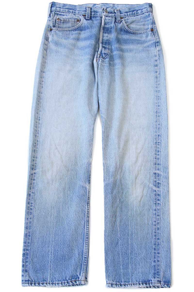 Levi's 501 W31 L33　ストレートデニム リーバイス　オリジナル 80s USA製 Levi'sリーバイス 501 デニムパンツ ヒゲ W31 L31
