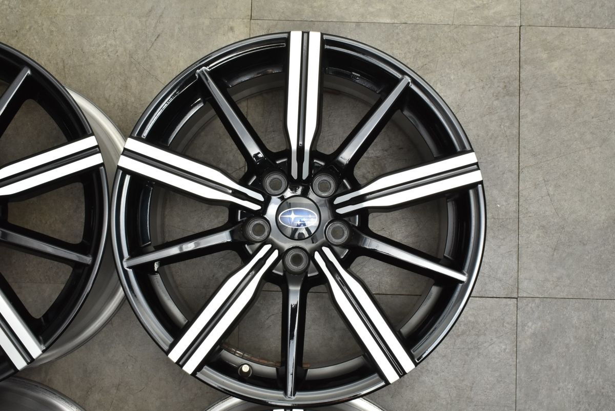 美品】スバル WRX S4 純正オプション 18in 8.5J +55 PCD114.3 4本