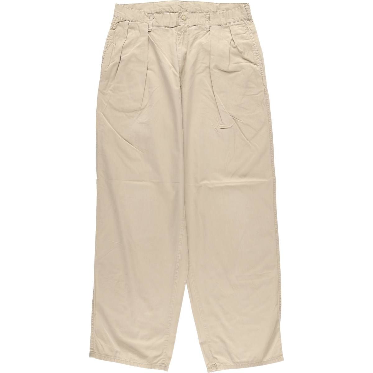 古着 90年代 ラルフローレン Ralph Lauren ツータック チノパンツ メンズw32相当 ヴィンテージ|eaa542869