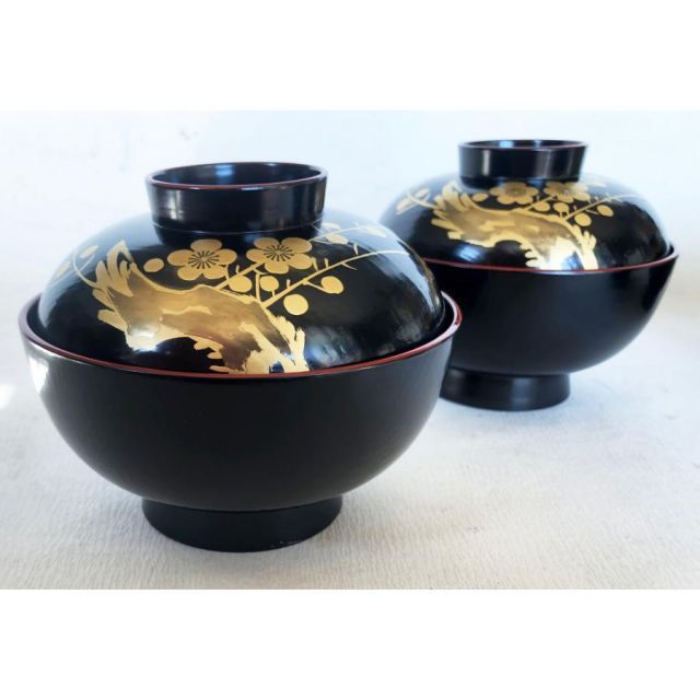 楽天市場】吸い物椀 木製 鈴型 黒漆塗 吸物椀 鈴 お椀 食器 漆塗