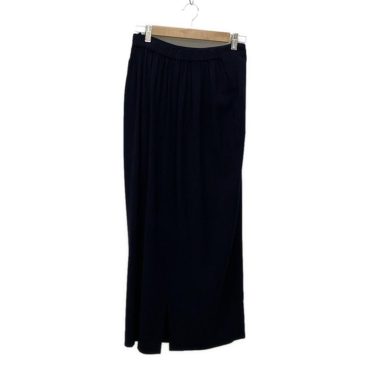 ENFOLD エンフォルド ロングスカート サイズ38 M レディース - ダークネイビー ウエストゴム