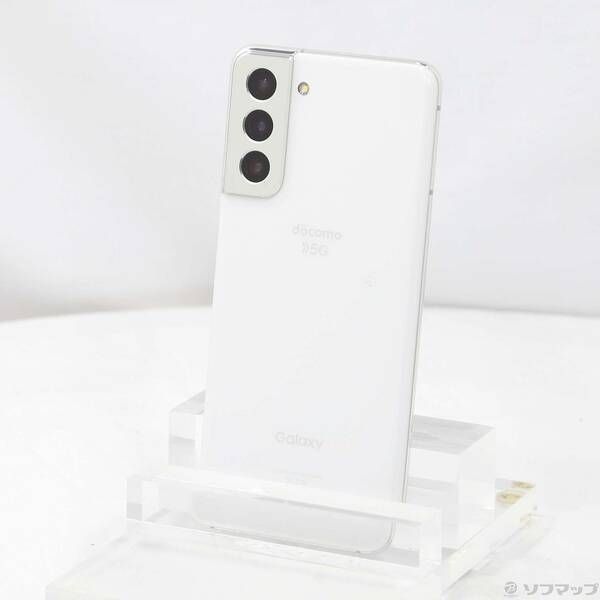 中古品〕 Galaxy S21 5G 256GB ファントムホワイト SC-51B