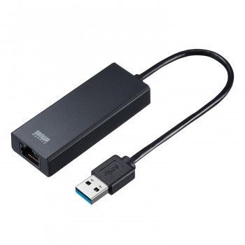 サンワサプライ USB3.2-LAN変換アダプタ 2.5Gbps対応 USB-CVLAN5BK