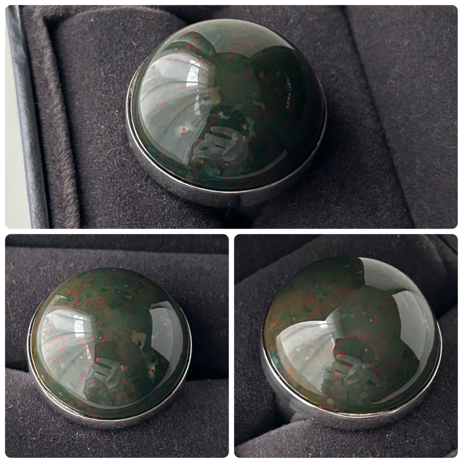 【本物保証】 ジョージジェンセン 希少 リング 指輪 ストーン 90C アクセサリー