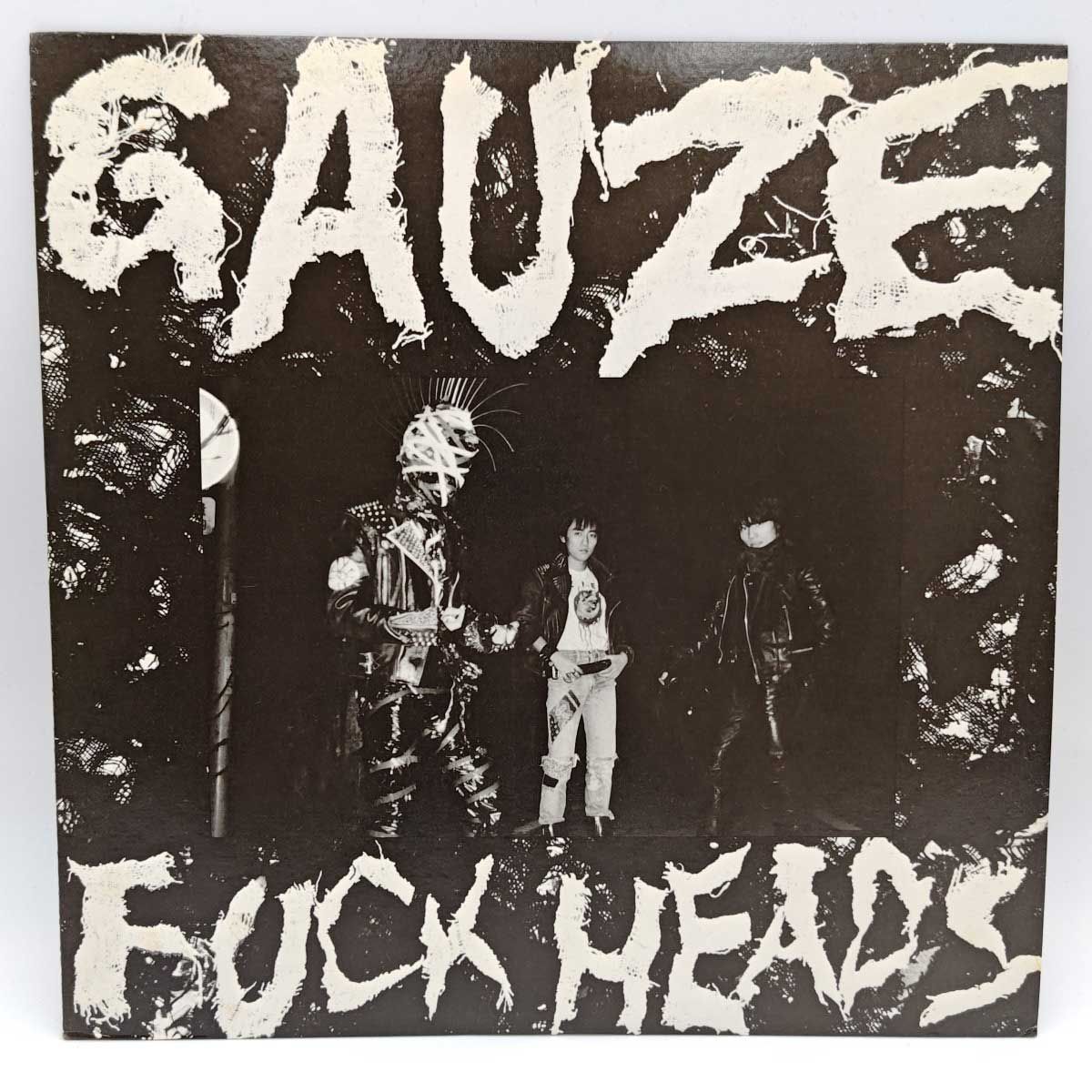 GAUZE ガーゼ FUCK HEADS ADKオリジナル盤 ADK-22A 尻ラベル付 パンク ハードコア GAUZE ガーゼ FUCK HEADS ADKオリジナル盤 ADK-22A 尻ラベル付