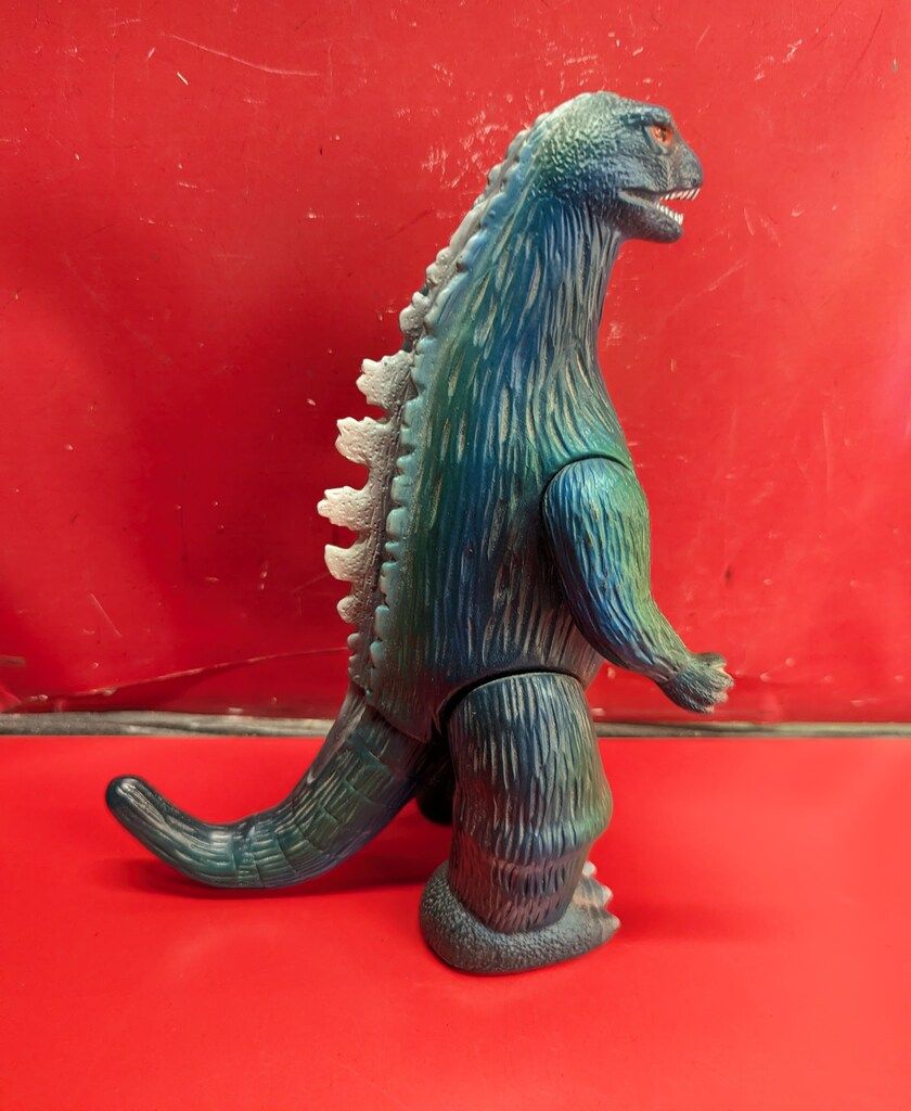 マルサン 世紀の大怪獣 ゴジラ 黒成型 紺緑