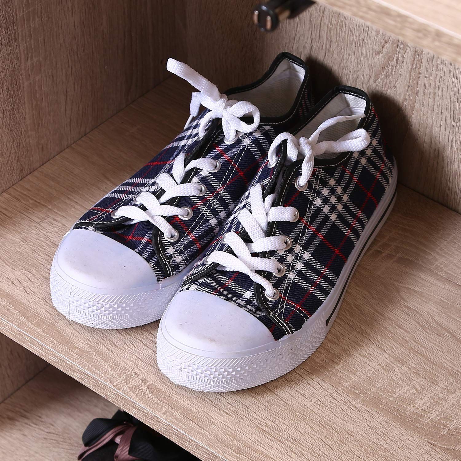 思わず買いたくなる！【特価商品】シューズラック 4段 下駄箱 幅60×奥行33.5×高さ90cm ホワイトオーク ルーバータイプ オープントップ 不二貿易 玄関収納 靴箱 98994 介護靴 バックル