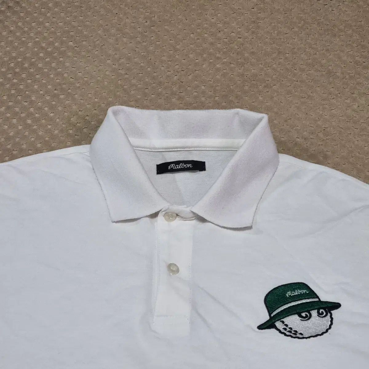 100 マルボンゴルフ 白 半袖 Tシャツ