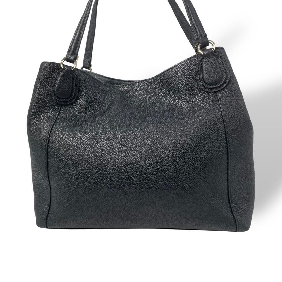 美品 4884 COACH コーチ 2way トートバッグ レザー ブラック - メルカリ