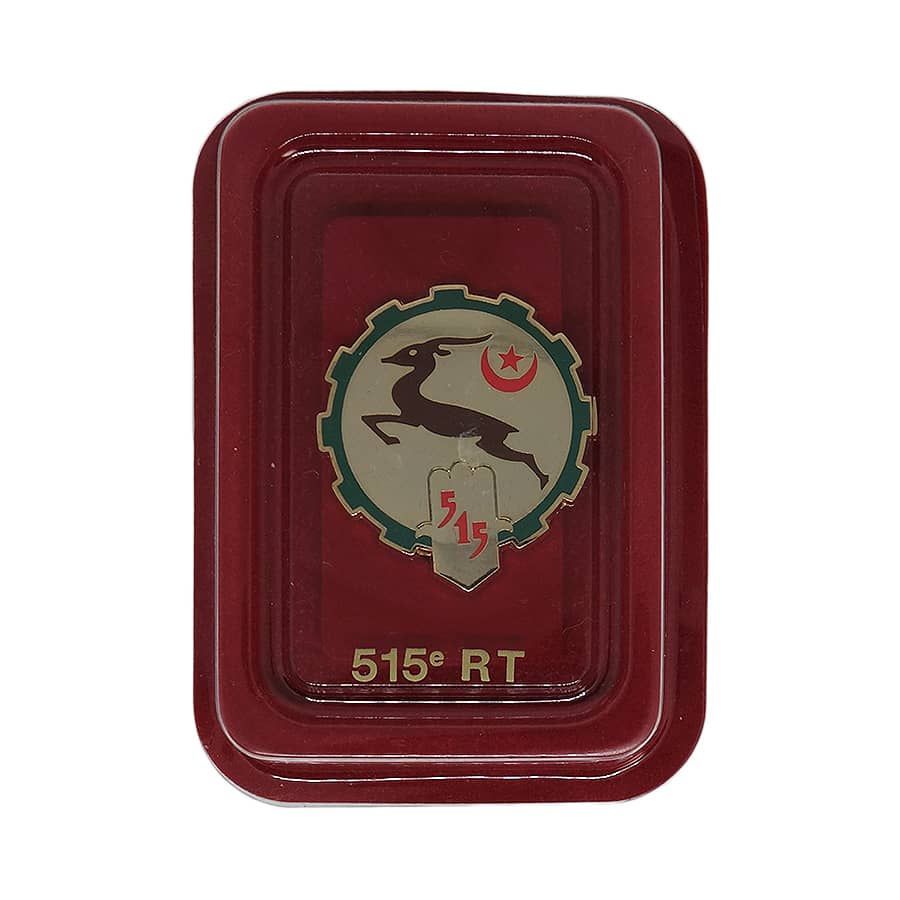 デッドストックフランス軍 第515輜重連隊 インシグニア コレクターズ ミリタリー ブローチ ピンバッチ brooch-2571