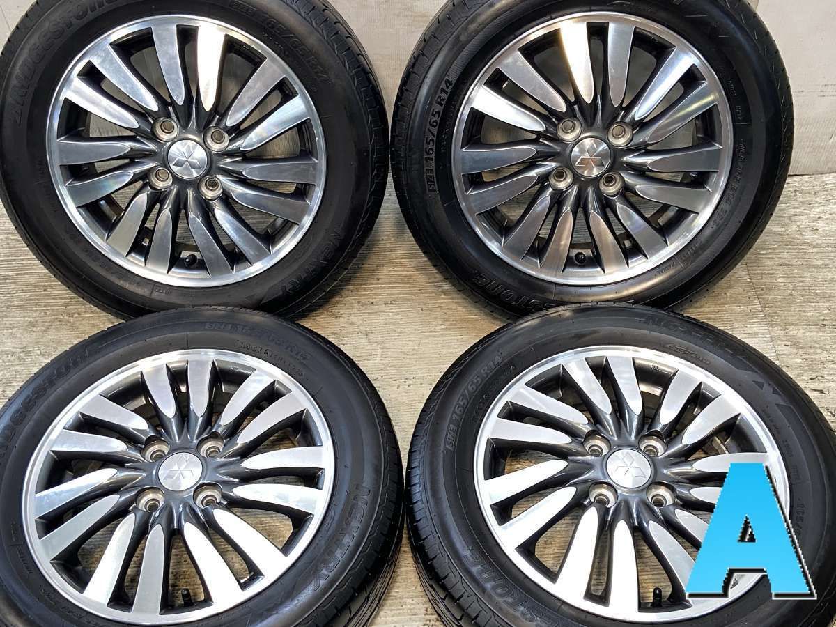 BRIDGESTONE 中古タイヤ サマータイヤ 4本セット 165/65R14