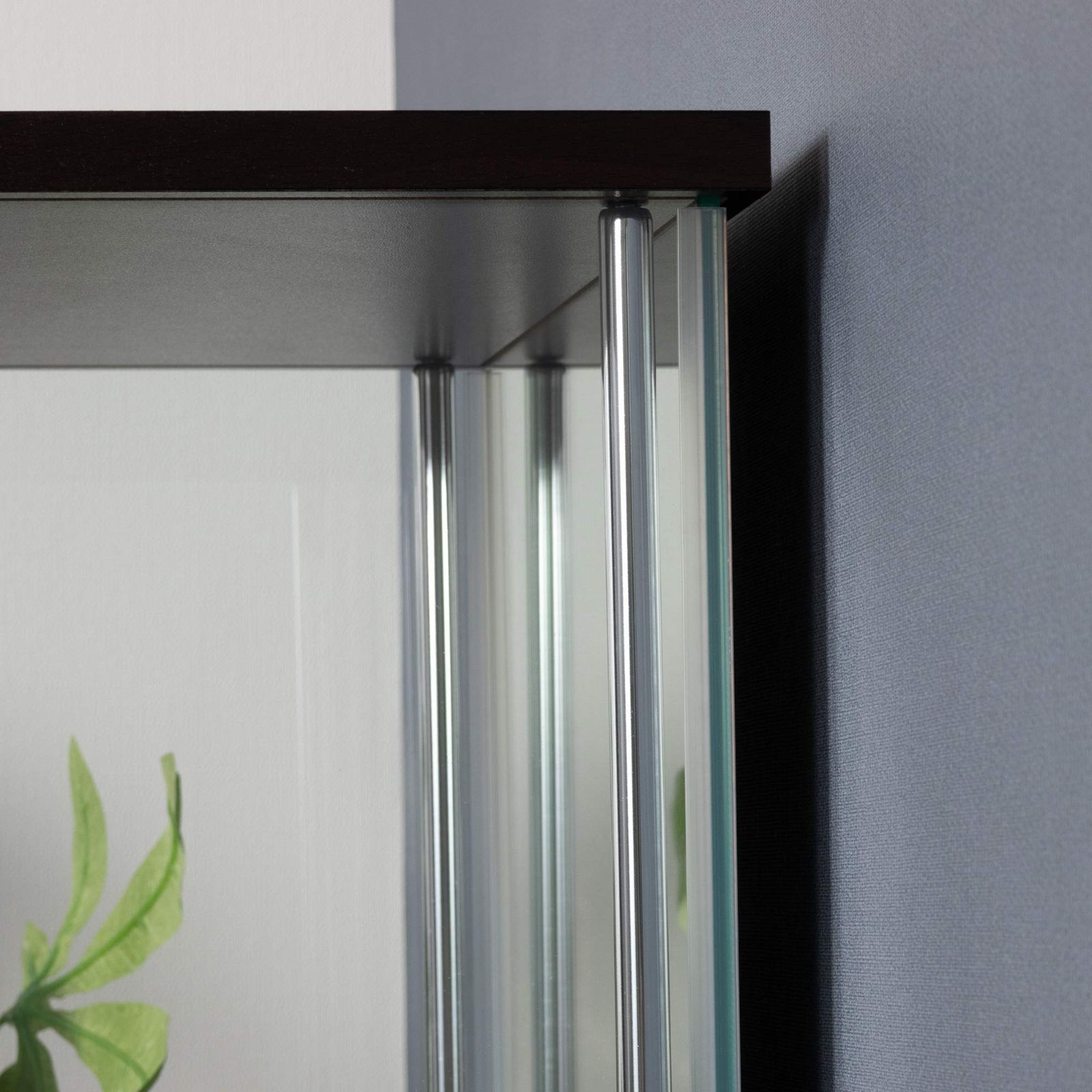 在庫処分 不二貿易 コレクションケース フィギュアケース 4段 幅42.5×奥行36.5×高さ120cm ブラウン 強化ガラス 背面ミラー 組立商品 97339 IMPECCABLEHEALTHCARESERVICES_COM