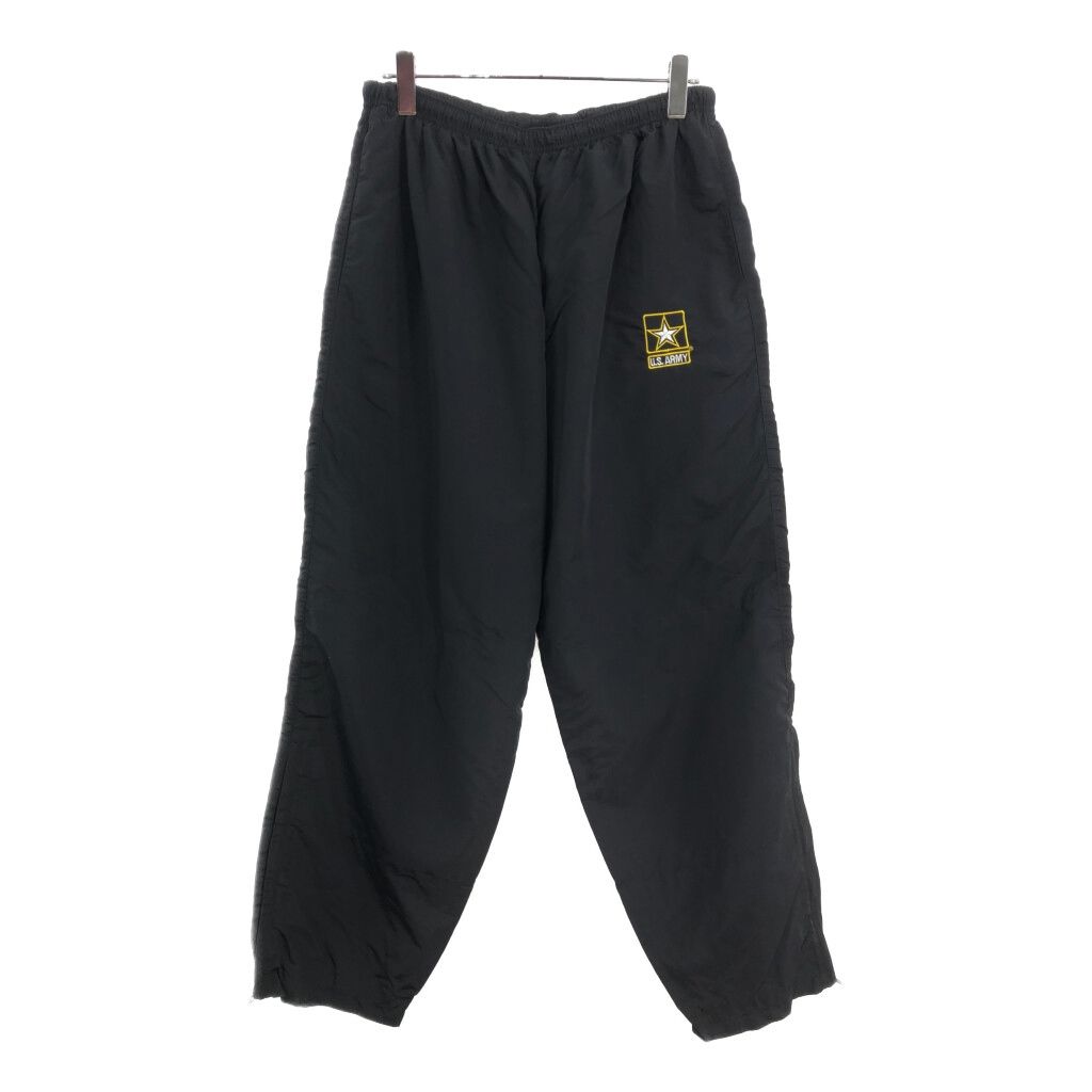 米軍実物 U.S.ARMY APFU トレーニングパンツ ミリタリー ブラック(メンズ X-LARGE REGULAR) 古着 V1347