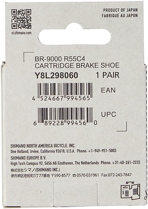 シマノ(shimano) リペアパーツ R55c4 カートリッジタイプブレーキシュー 固定ネジ(左右ペア) Br-9010-r Br-r7000  Br-r7010-rs Br-r8000 Br-6810-f Y8l298060 自転車用パーツ