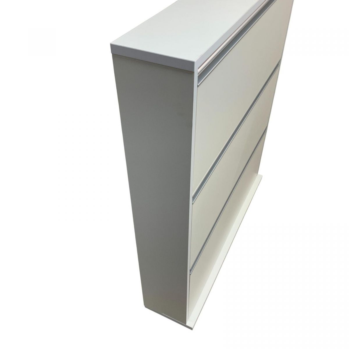 木製シューズBOX 3段 幅90cm 川口工器 ホワイト SBS-943 ガイド板付き GMK853617相 MARWIL-DEMENAGEMENTS_CH