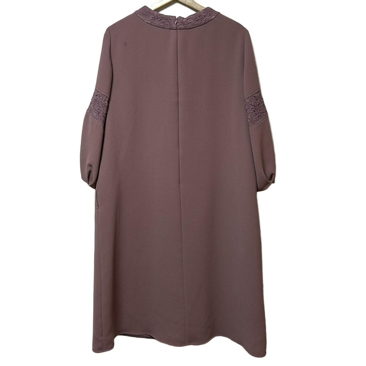 Leilian レリアン ワンピース サイズ13 L レディース - ピンク 長袖 ロング レース