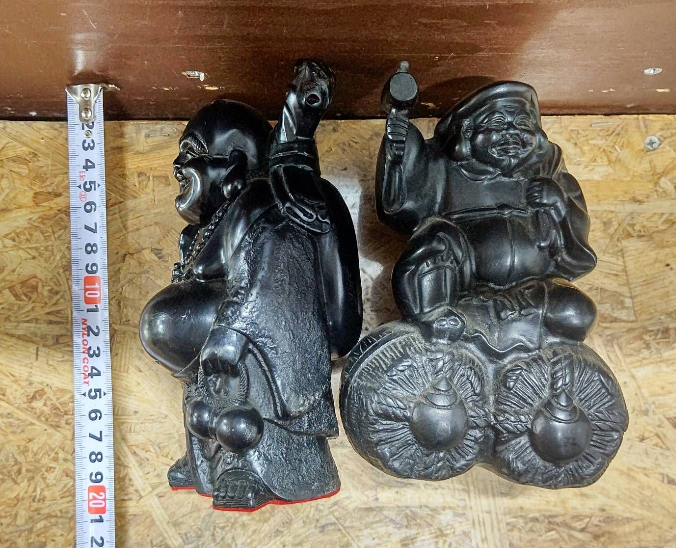 れいこY1701-6 極上 恵比寿 大黒天 置物 総重量249.9g Yahoo!オークション - 恵比寿 大黒天 24KGP 置物 2体セット