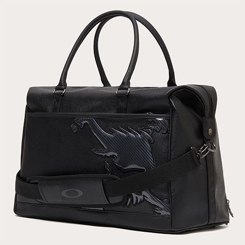 オークリー　スカル　ボストンバック　ゴルフ Oakley オークリー ゴルフバッグ ボストンバッグ レザー ブラック 刺繍