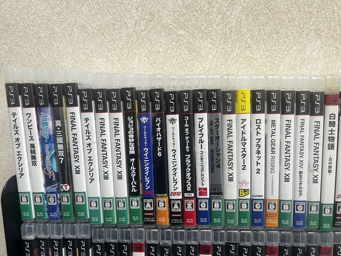 W-0017087 PS3 プレステ3 ショップ ソフト 80本まとめ売り PlayStation