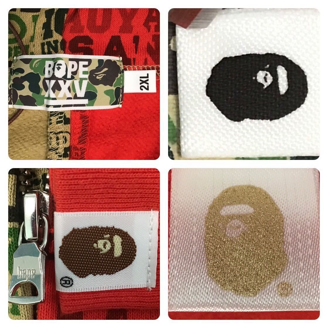 ☆新品☆ 2XL XXV CITIES CAMO ape head タイガー パーカー tiger full  