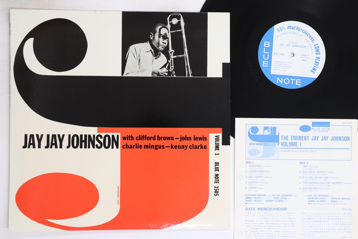 LP Jay Jay Johnson Eminent Jay Jay Johnson Vol.1 BLP1505