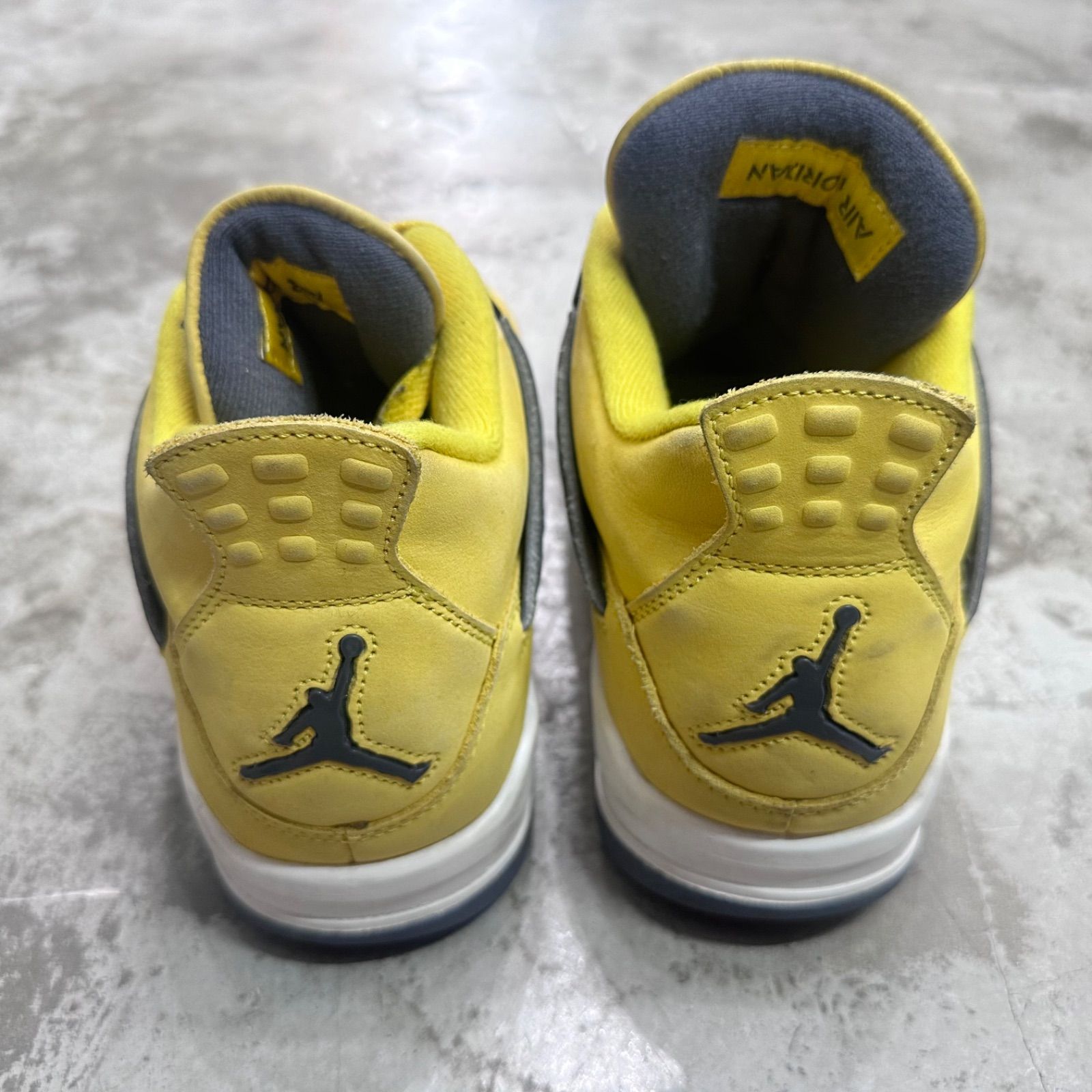 ジョーダン4 26センチ　イエロー NIKE AIR JORDAN 4 RETRO 