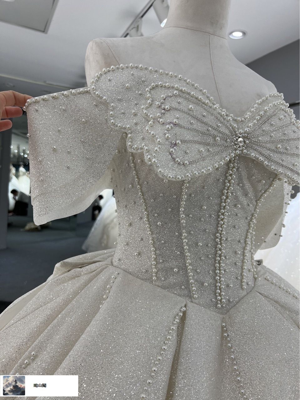 二の腕カバー＆細見え効果 大トレーン付き多用途ウェディングドレス-8.14LYC680夏の新生活