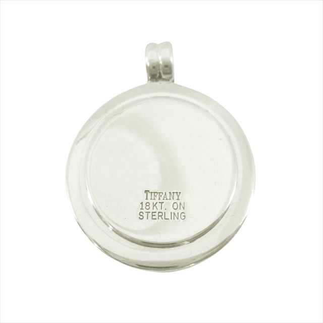 ✨美品✨Tiffany コンビ　コインネックレストップ　18k シルバー925 希少品 ティファニー セントクリストファー コイン ネックレス