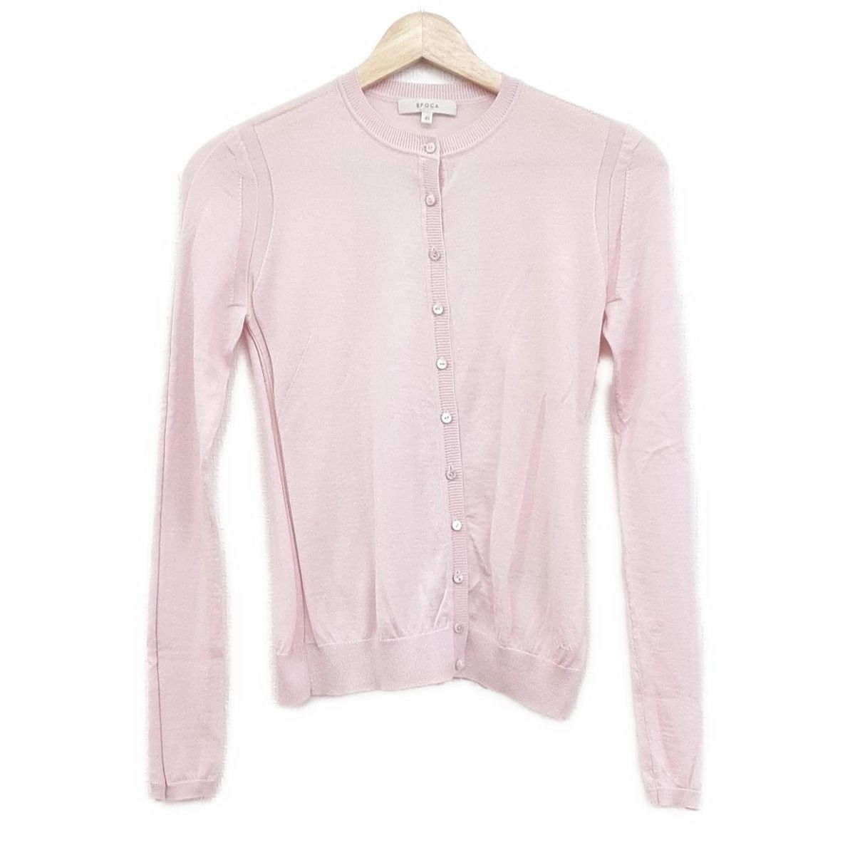 EPOCA エポカ カーディガン サイズ40 M レディース - ライトピンク 長袖