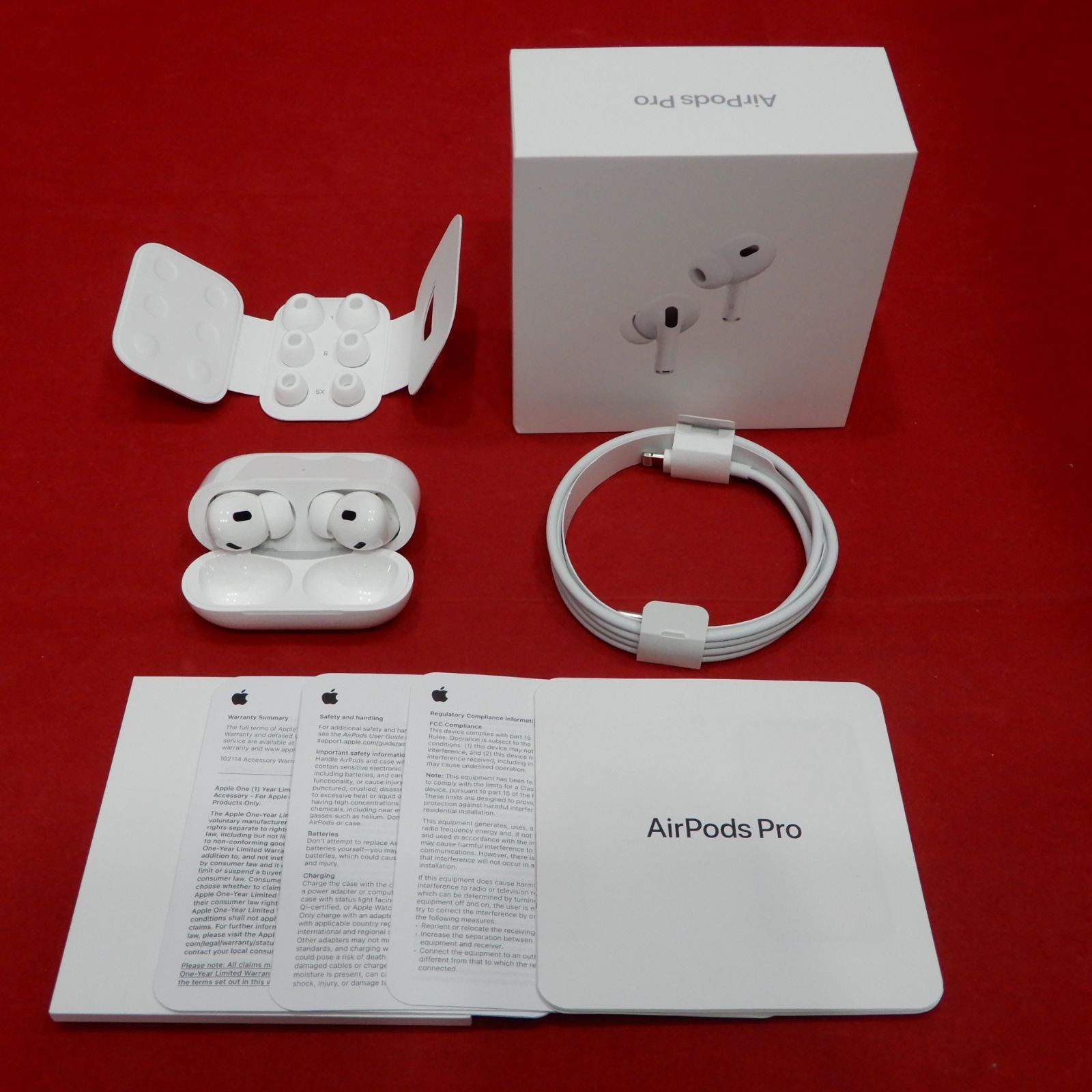 APPLE MQD83J/A AirPods Pro (第2世代) ワイヤレスイヤホン Bluetooth ...