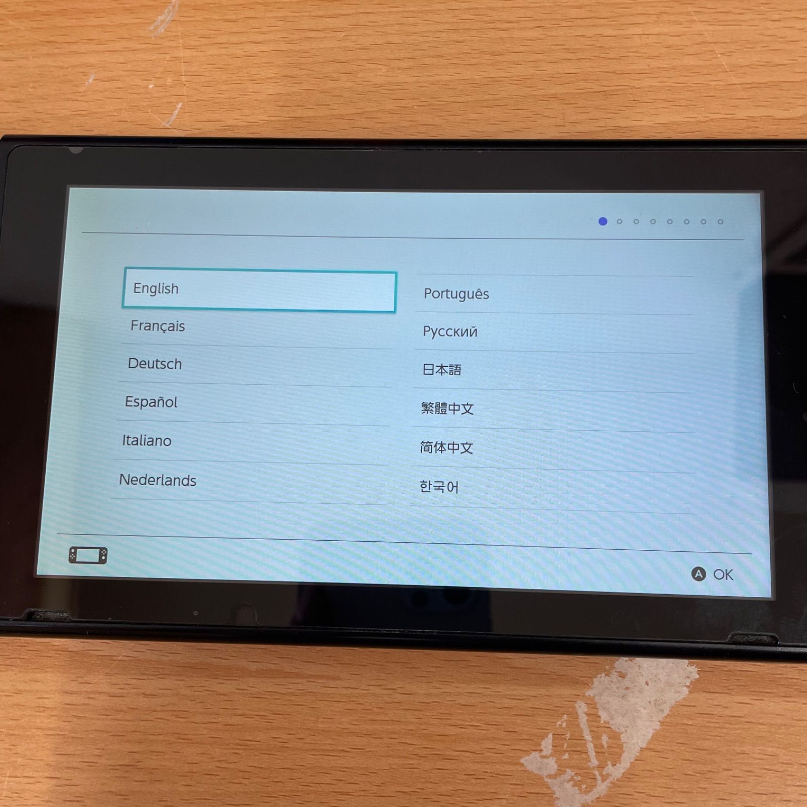 □任天堂スイッチ Switch HAC-S-KABAA（JPN）ジャンク品 A25-1848
